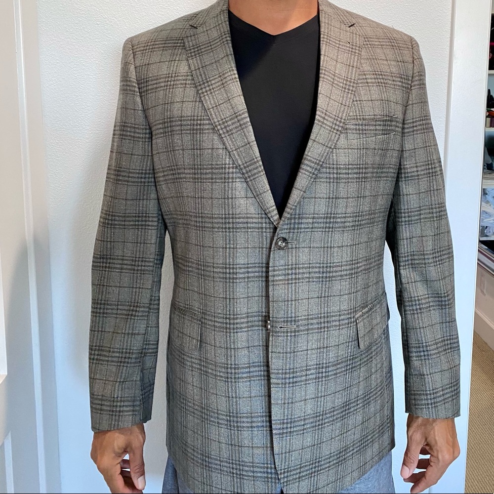 Mens Jos A Banks 3-button wool Blazer, 48R